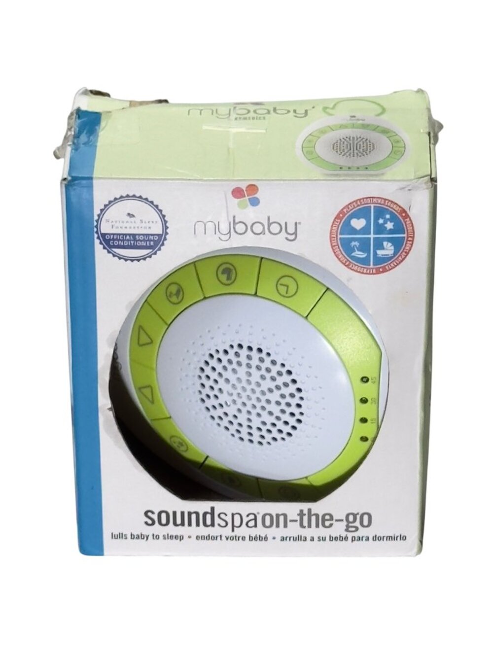 MyBaby Soundspa On-The-Go Sound Machine For Babies